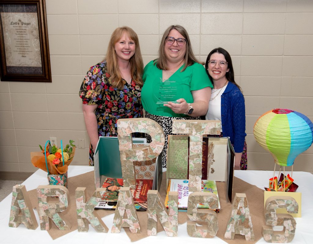 Dr. Julie Wilke, Rev. Sam Meadors and Katie Clifford (left to right)